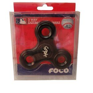 CHICAGO WHITE SOX 3-WAY FIDGET SPINNER New in plastic casing Black/White MLB